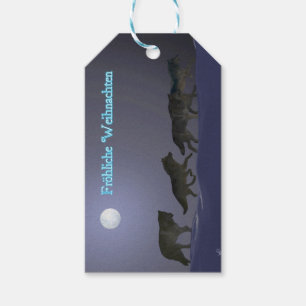 Frohliche Weihnachten - Wolfpack Gift Tags