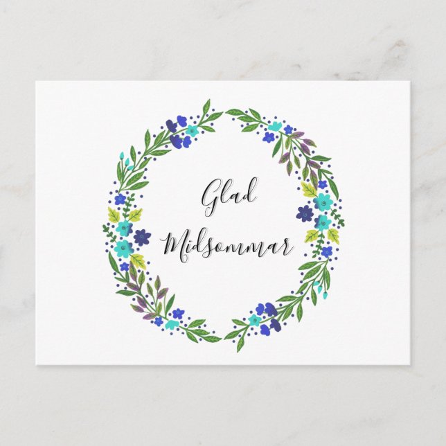 Fröhlicher Mittsommer Postcard (Front)