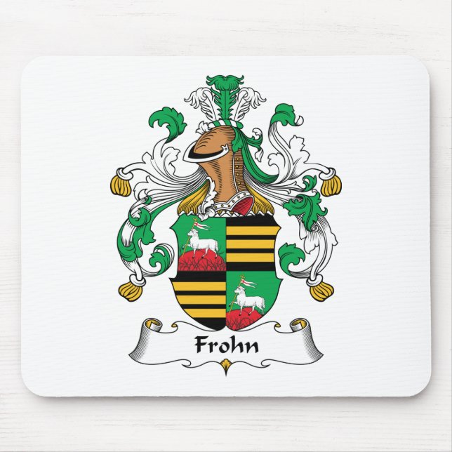 Frohn Family Crest Mouse Pad (Front)
