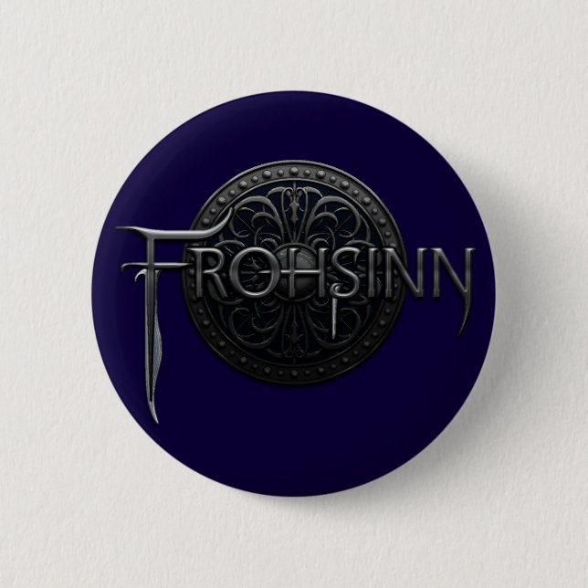 Frohsinn Logo 6 Cm Round Badge (Front)