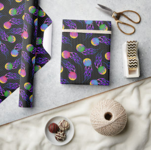 Frolf - Flaming Disc Golf   Wrapping Paper