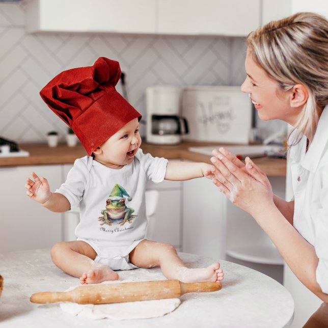 Frolic Christmas Frog, custom Baby Bodysuit (Creator Uploaded)