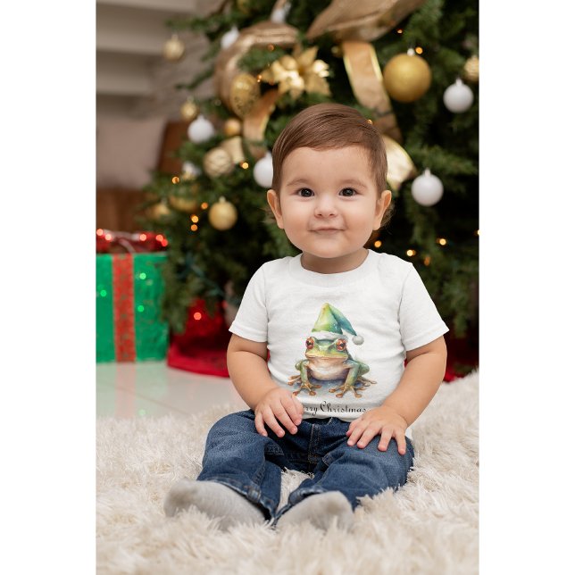 Frolic Christmas Frog, custom T-Shirt (Creator Uploaded)