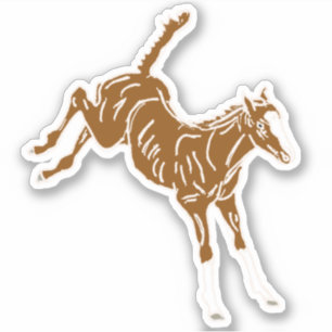 Frolicking Horse Foal - transp uni-color custom.