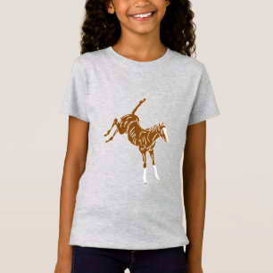 Frolicking Horse Foal - transparent uni-color. T-Shirt