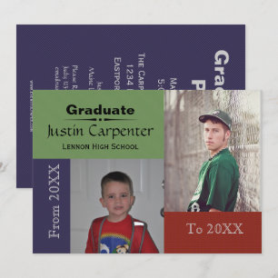 From 20XX To 20XX 2 Photo - Grad Announcement