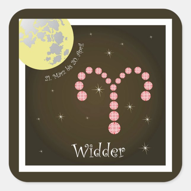 From 21 March to 20 April sticker (Front)