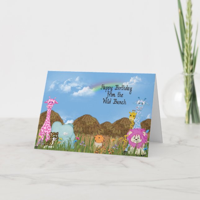From a Group Jungle Birthday Card (Front)