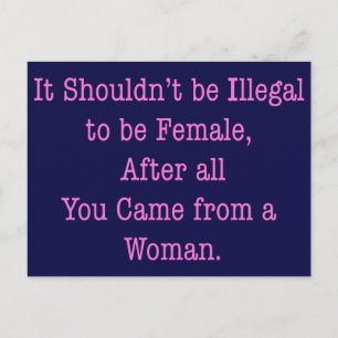 From a Woman Postcard