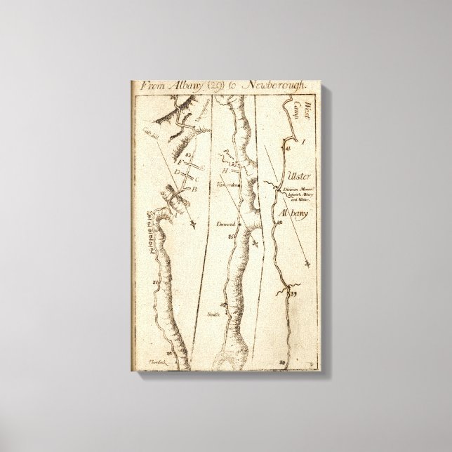 From Albany to Newborough 29 Canvas Print (Front)