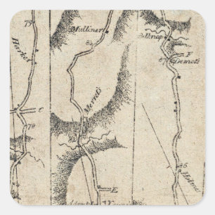 From Albany to Newborough 33 Square Sticker