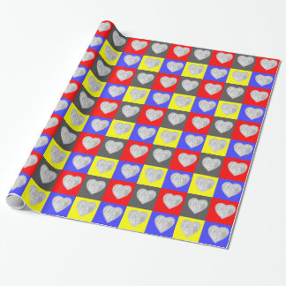 From All Of Us - Colourful Photo Template Gift Wrapping Paper