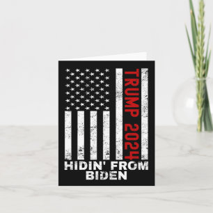 From Biden Kids Men Trump 2024 Flag Anti Joe Biden Card