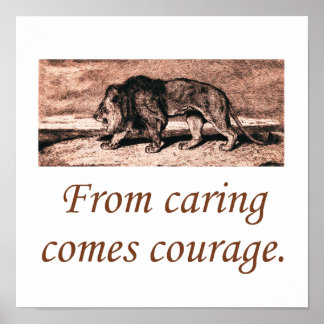 From Caring Comes Courage Poster