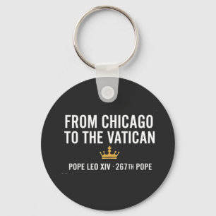 From Chicago To The Vatican Pope Leo 267th Key Ring