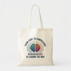 From Code to Compassion – AI Leading the Way Tote Bag