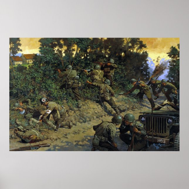 From Cornrow to Hedgerow by Keith Rocco Print (Front)