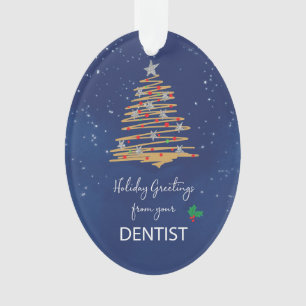 From Dentist Christmas Tree Customisable Name Ornament