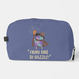 From Dirt to Dazzle Funny Wizard Frog Witch Hat Dopp Kit