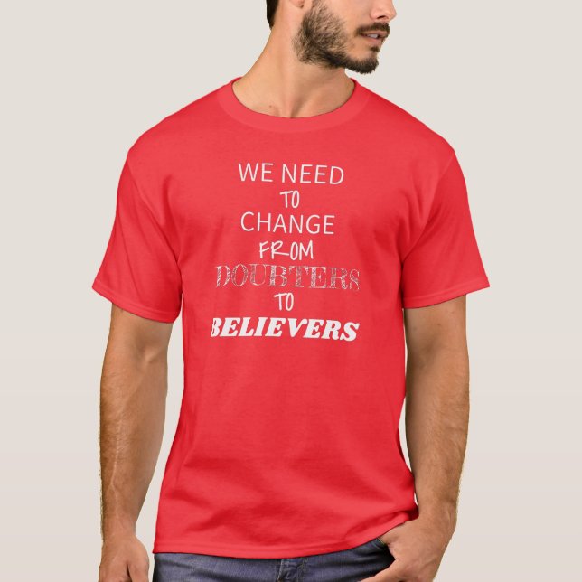 From Doubters to Believers - Jurgen Klopp The Kops T-Shirt (Front)