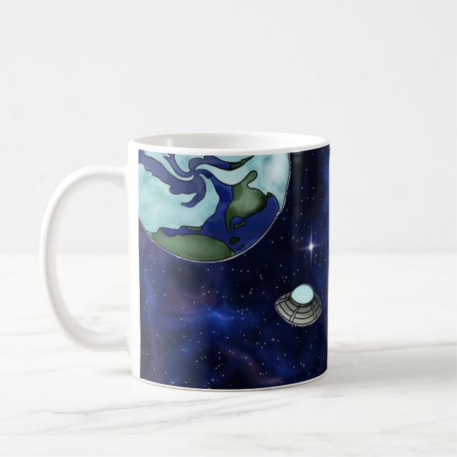 From Earth To Venus Coffee Mug (Left)
