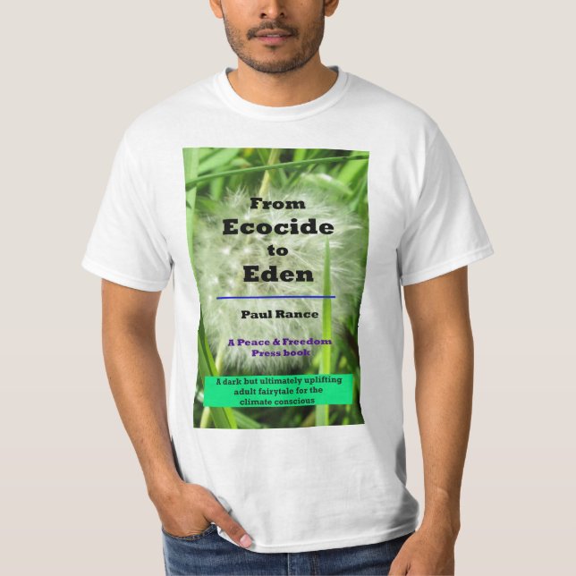 From Ecocide to Eden Men's Cotton T-Shirt (Front)