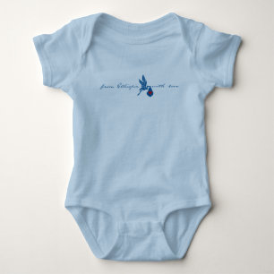 From Ethiopia with Love - Blue Baby Bodysuit