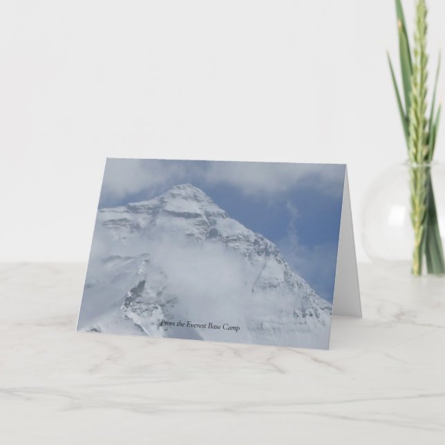 From Everest Base Camp Greeting Card (Front)