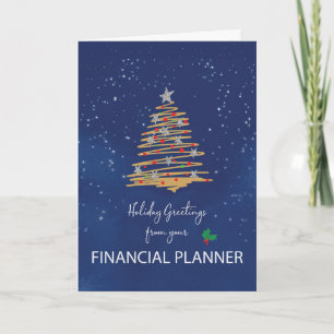 From Financial Planner Christmas Tree on Navy Card