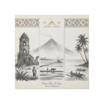 From Fire To Sea-Bicol Philippines Sumi-e