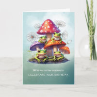 From Group Funny Birthday Wishes With Frogs Under