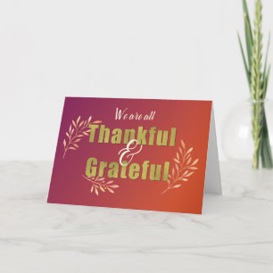 From Group Grateful & Thankful at Thanksgiving Card