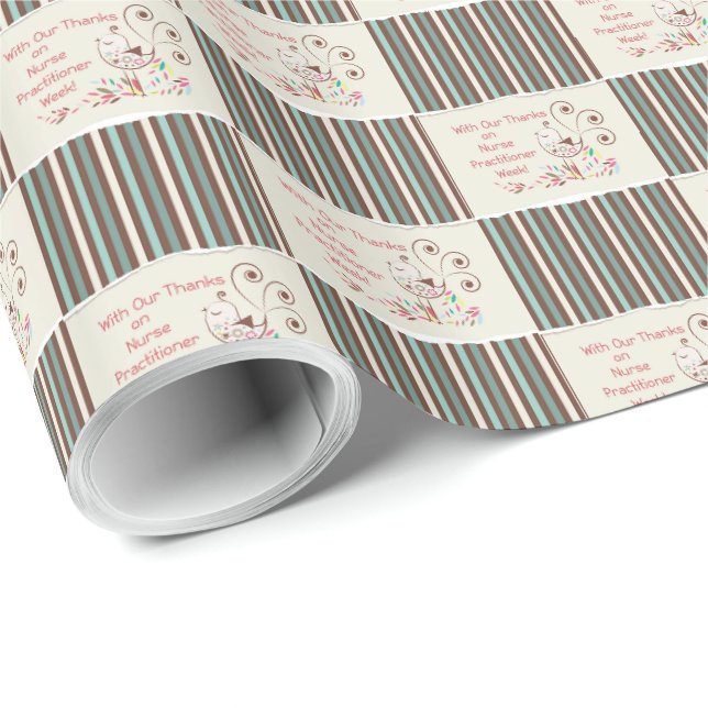 From Group, Happy Nurse Practitioner Week Wrapping Paper (Roll Corner)