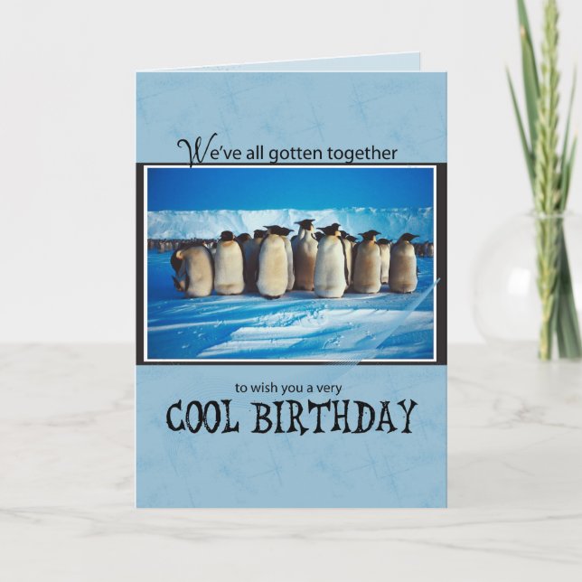 From Group Penguin Birthday, All of Us Card (Front)