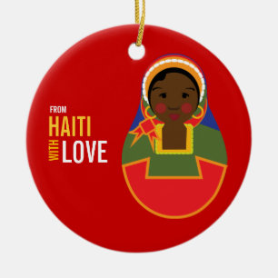 From Haiti With Love Adoption Keepsake Ceramic Tree Decoration