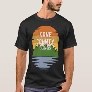 From Kane County Illinois Vintage Sunset T-Shirt