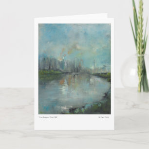 From Kangaroo Point Cliffs Folded Greeting Card
