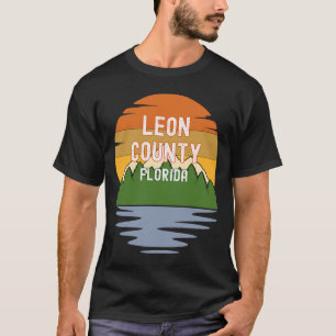 From Leon County Florida Vintage Sunset T-Shirt