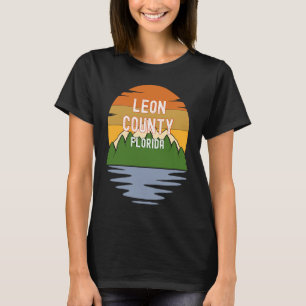 From Leon County Florida Vintage Sunset T-Shirt