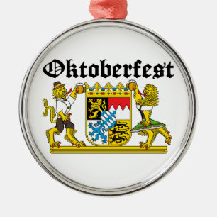 From Leon Oktoberfest with suits Metal Tree Decoration