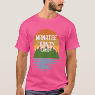 From Manatee County Florida Vintage Sunset T-Shirt