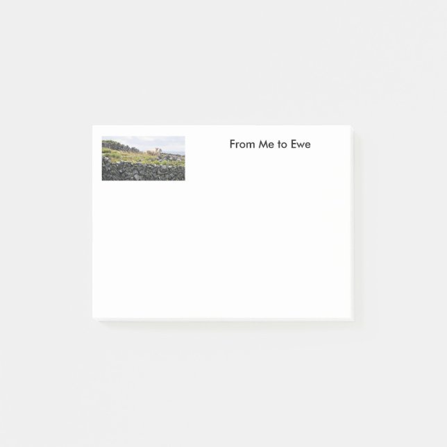 From Me to Ewe Post-it Notes (Front)