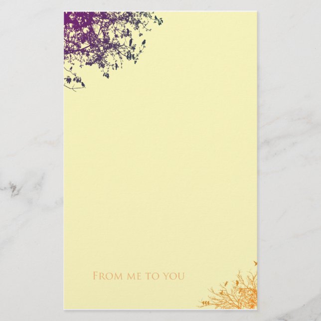 From me to you stationery (Front)
