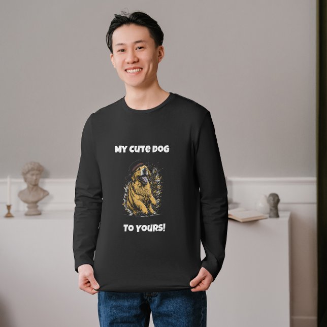 From My Cute Dog to Yours  Golden Retriever T-Shirt (My Cute Dog To yours)