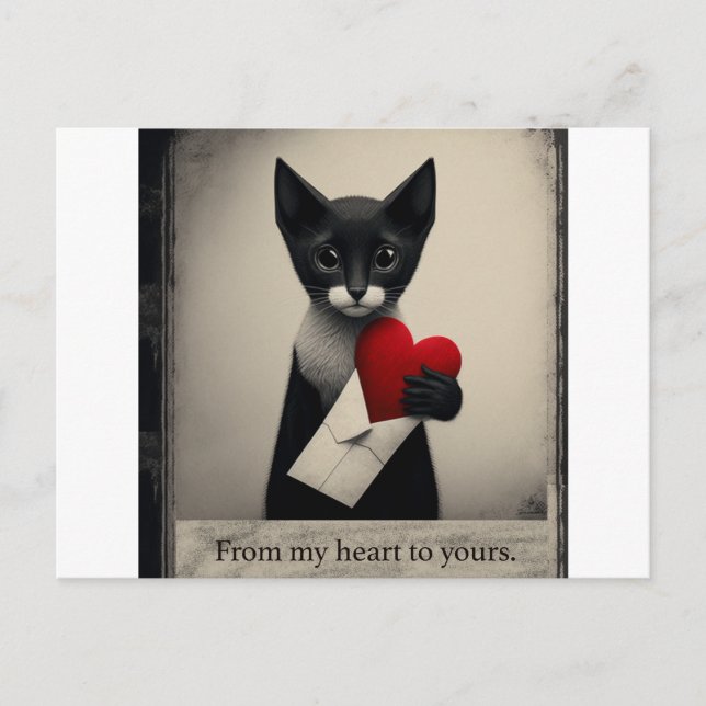 From my heart to yours postcard (Front)