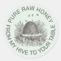 From My Hive To Your Table Vintage Skep Honey Logo