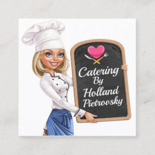 From My Kitchen / Caterer / Home Cooked Square Business Card