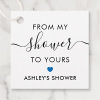 From My Shower To Yours, Bridal Shower Blue