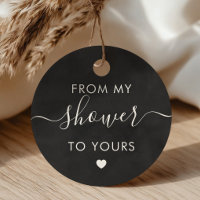 From My Shower To Yours, Bridal Shower Chalkboard
