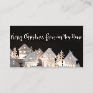 From New Home Illuminated Christmas Houses Enclosure Card